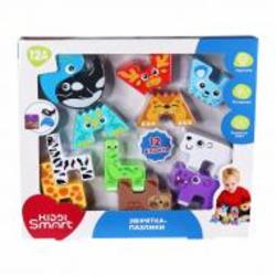 Игрушка развивающая Kiddi Smart Зверушки-пазлики 4562-KS