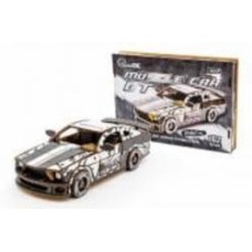 3D-конструктор PuzzleOk Muscle Car белый полиция Puz-00639