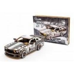3D-конструктор PuzzleOk Muscle Car белый полиция Puz-00639