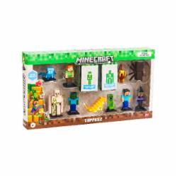 Игровой набор Minecraft делюкс из 12 коллекционных фигурок-топперов (2 фигурки-сюрприз в ассортименте) MC2080_A