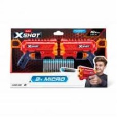 Набор скорострельных бластеров Zuru X-Shot Excel Double Micro 2.0 (16 патронов) 36727R