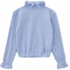 Джемпер для девочки ART KNIT Romance р.134 голубой 014432