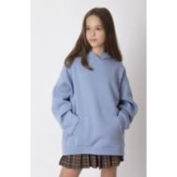 Худи для девочки Mevis р.152 голубой 4477 Худи для девочки Mevis р.152 голубой 4477