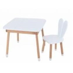 Комплект стол и стул ArinWOOD детский 04-025W белый