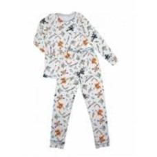 Пижама для мальчиков Luna Kids Ниндзя р.146 серый
