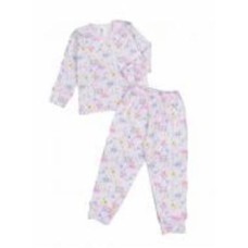 Пижама детская для девочек Luna Kids трикотажная Облака р.80 белый