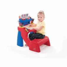 Детская парта Step 2 WRITE DESK 64х55х66 см сине-красный