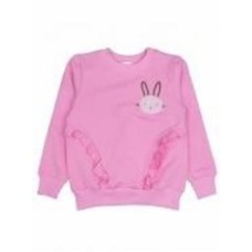 Свитшот для девочки Luna Kids Зайчонок р.92 нежно-розовый