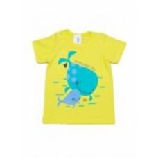 Футболка унисекс Luna Kids Кити р.80 желтый 0040