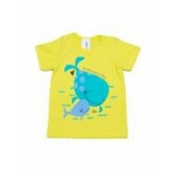 Футболка унисекс Luna Kids Кити р.80 желтый 0040