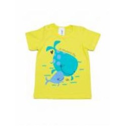 Футболка унисекс Luna Kids Кити р.92 желтый 0040