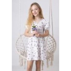 Платье Mevis р.140 белый 4851