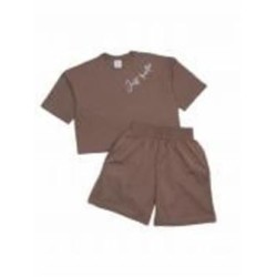 Костюм для мальчиков Luna Kids р.140 бежевый с коричневым 0057