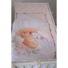 Комплект для детской кроватки Baby Veres Лисенок стеганный кремовый 219.15