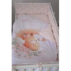 Комплект для детской кроватки Baby Veres Лисенок стеганный кремовый 219.15