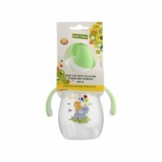 Поильник Baby Team с силиконовой трубочкой и ручками 5009