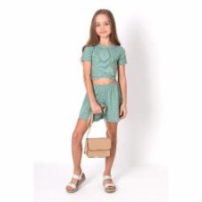 Костюм для девочек Mevis (05) р.140 зеленый 4883