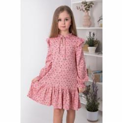 Платье Mevis р.122 розовый 4968