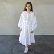 Платье Эдельвика р.158 белый 402-23/09