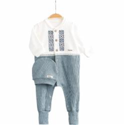Комплект для новорожденных MagBaby Michel сизый р.56 131865