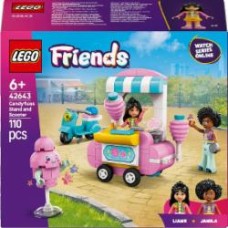 Конструктор LEGO Friends Ятка со сладкой ватой и скутер 42643