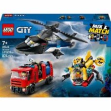 Конструктор LEGO City Ремикс вертолетов, пожарных машин и подводных лодок 60462