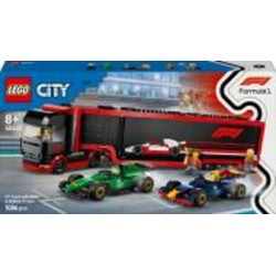 Конструктор LEGO City Грузовик F1® с автомобилями RB20 и AMR24 60445