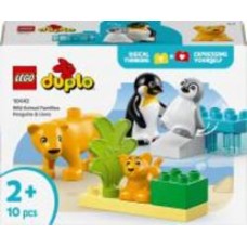Конструктор LEGO DUPLO Семейства диких животных: Пингвины и Львы 10442