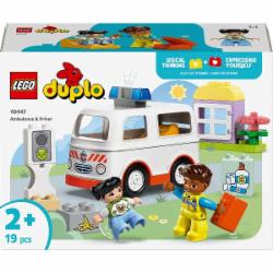 Конструктор LEGO DUPLO Скорая помощь и водитель 10447