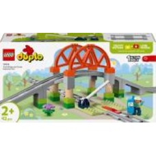Конструктор LEGO DUPLO Дополнительный набор. Железнодорожный мост и пути 10426