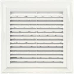 Решетка Blauberg Decor 180x180с абс пластик белый