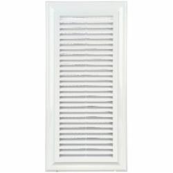 Решетка Blauberg Decor 140x300s пластик белый