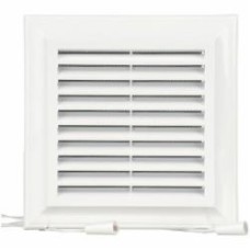 Решетка Blauberg Decor 180x180R пластик белый