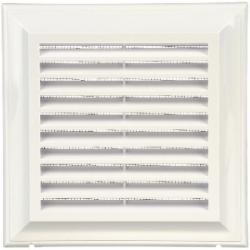 Решетка Decor 140x140Bs пластик белый