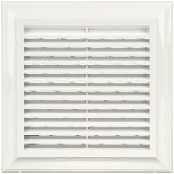 Решетка Blauberg Decor 180x180Bs пластик белый