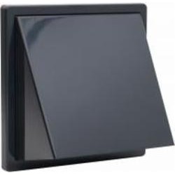 Колпак AirRoxy с обратным клапаном 100 мм 02-501GR ABC-пластик черный