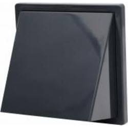 Колпак AirRoxy с обратным клапаном 125 мм 02-502GR ABC-пластик черный