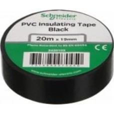 Изолента Schneider Electric 20 м черная ПВХ 2420103