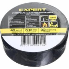 Изолента Expert Power ПВХ 0,13x30 мм 40 м черная ПВХ