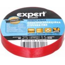 Изолента Expert Power ПВХ 0,13x15 мм 25 м красная ПВХ