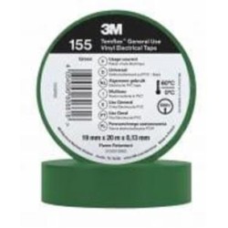 Изолента ЗМ Temflex ПВХ 155 (19 мм х 20 м) GN