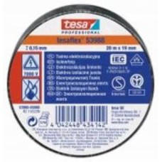 Изолента tesa Tesaflex ПВХ 53988 (19 мм х 20 м) BK