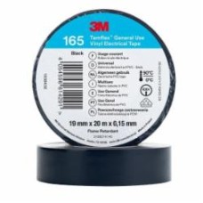 Изолента 3M Temflex полиэтилен 165 (19мм х 20м) BK