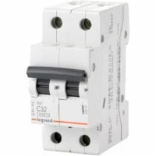 Автоматический выключатель Legrand RX3 4,5кА 32А 2Р C 419700