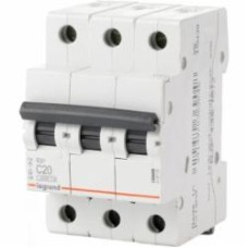 Автоматический выключатель Legrand RX3 4,5кА 20А 3Р C 419709