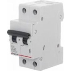 Автоматический выключатель Legrand RX3 4,5 кА 20А 2Р C 419698