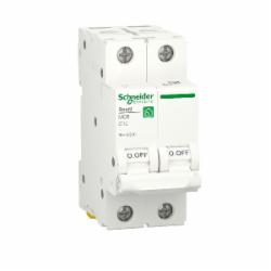 Автоматический выключатель Schneider Electric 10 A 2P кривая С 6кА Resi9 R9F12210