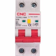 Дифференциальный автомат CNC YCB9LE-80M 2P C16 6000A 30mA 230V NV821877
