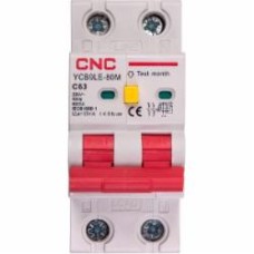 Дифференциальный автомат CNC YCB9LE-80M 2P C63 6000A 30mA 230V NV821914