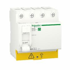 Дифференциальное реле Schneider Electric Resi9 40 A 30мA 4P тип АС R9R51440
